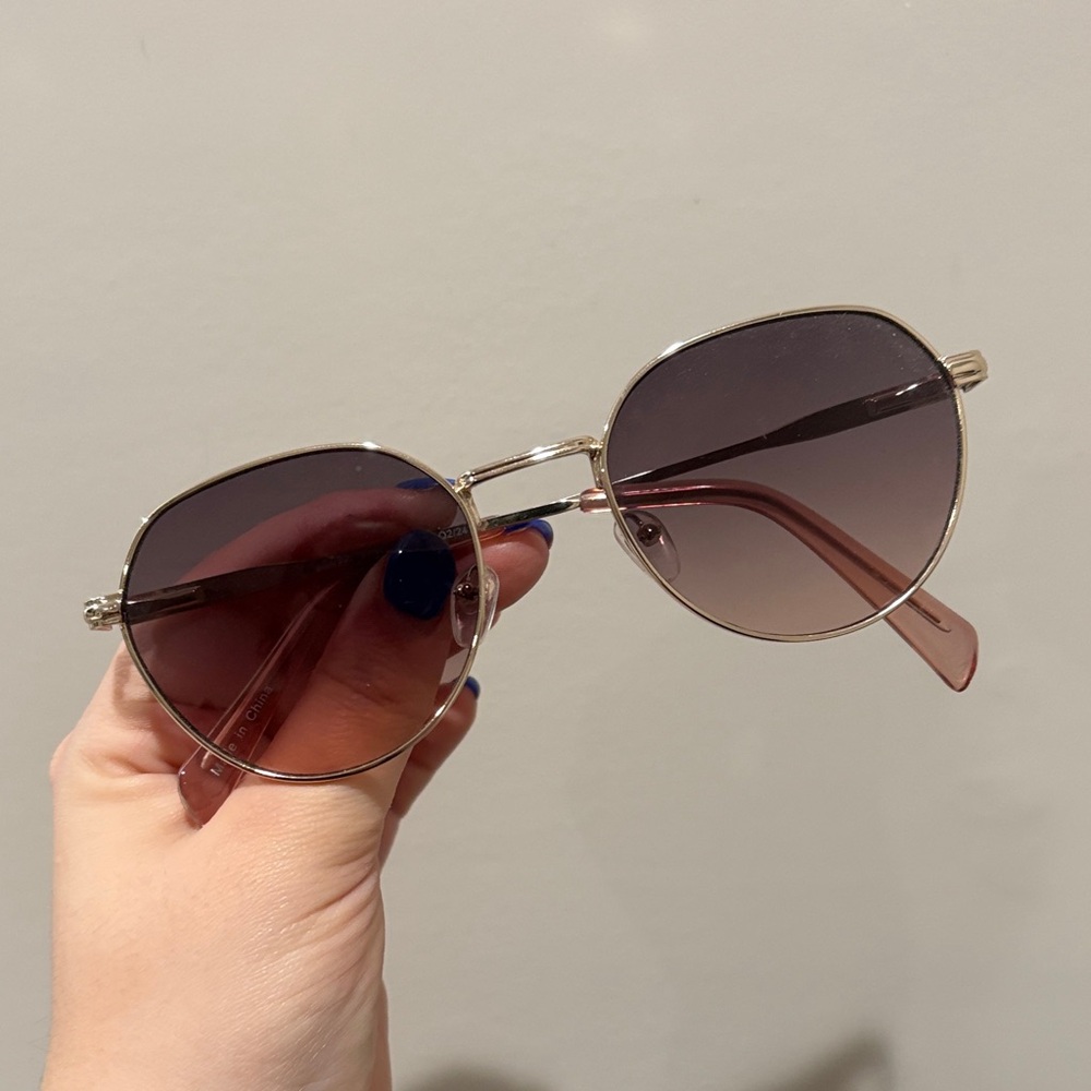 Stylish Gold and Pink Sunglasses